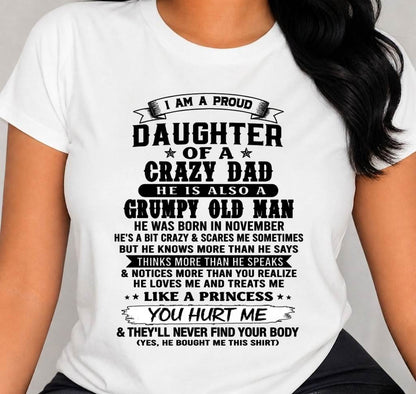 NOVEMBER - PROUD DAUGHTER OF DAD - FROM DAD - TLEE11 (SKU2606-209-11)
