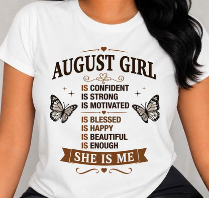 AUGUST GIRL – FAITH, STRENGTH & BEAUTY - FOR WOMEN - TLEE08 (SKU2605-378-08)