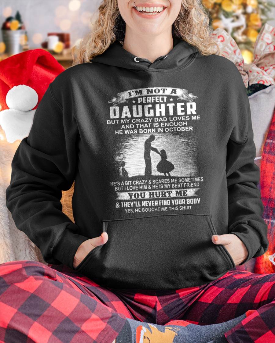 DAD BORN IN OCTOBER AND DAUGHTER BEST FRIENDS - FROM DAD - TLEE10 (SKU2605-166-10)