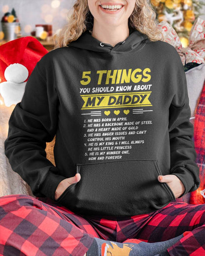 APRIL - 5 THINGS YOU SHOULD KNOW ABOUT MY DADDY - FROM DAD - TLEE04 (SKU2606-53-04)