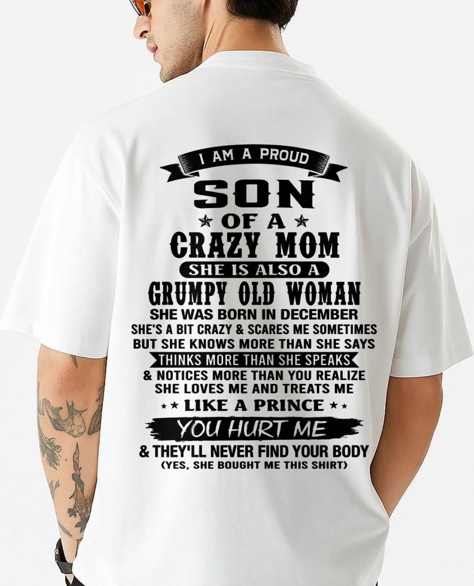 DECEMBER - MY MOM IS CRAZY BUT SHE LOVES ME - FROM MOM - TLEE12 (SKU2606-354-12)
