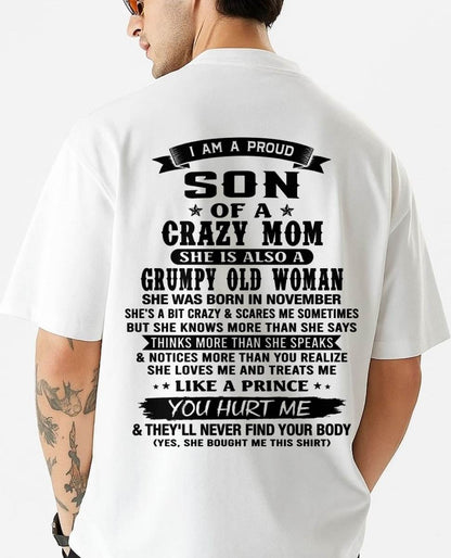 NOVEMBER - MY MOM IS CRAZY BUT SHE LOVES ME - FROM MOM - TLEE11 (SKU2606-354-11)