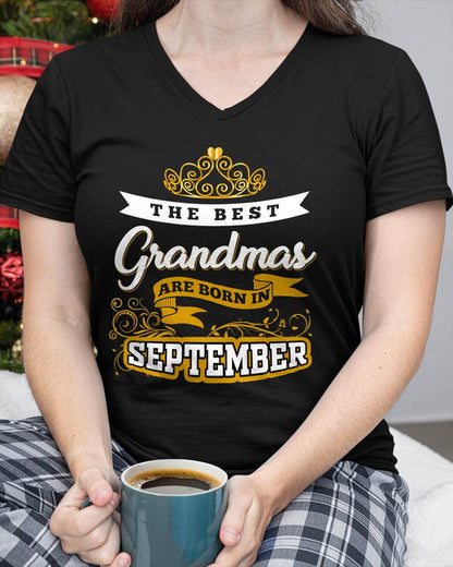 SEPTEMBER GRANDMAS ARE THE BEST - FOR WOMEN - TLEE09 (SKU2605-238-09)