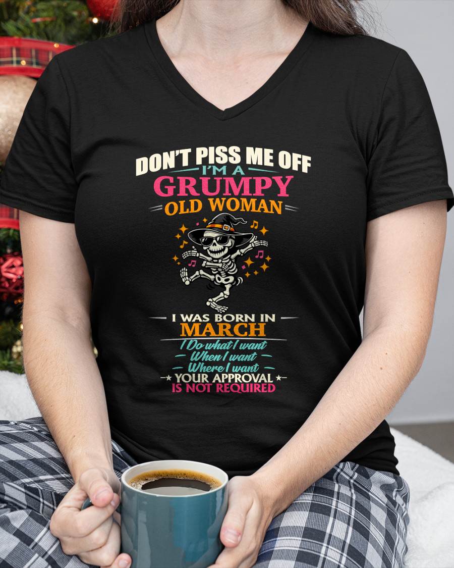 MARCH - SASSY INDEPENDENT WOMAN FUNNY QUOTE - FOR WOMEN - TLEE03 (SKU2603-70-03)