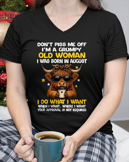 AUGUST BORN WOMAN FUNNY SHIRT - FOR WOMEN - TLEE08 (SKU2607-217-08)