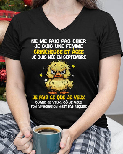 JE SUIS UNE FILLE DE SEPTEMBRE - POUR FEMME - TLEE09 (SKU2604-119-09)