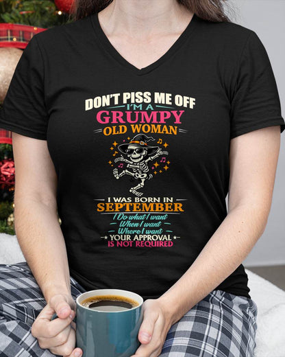 SEPTEMBER - SASSY INDEPENDENT WOMAN FUNNY QUOTE - FOR WOMEN - TLEE09 (SKU2603-70-09)