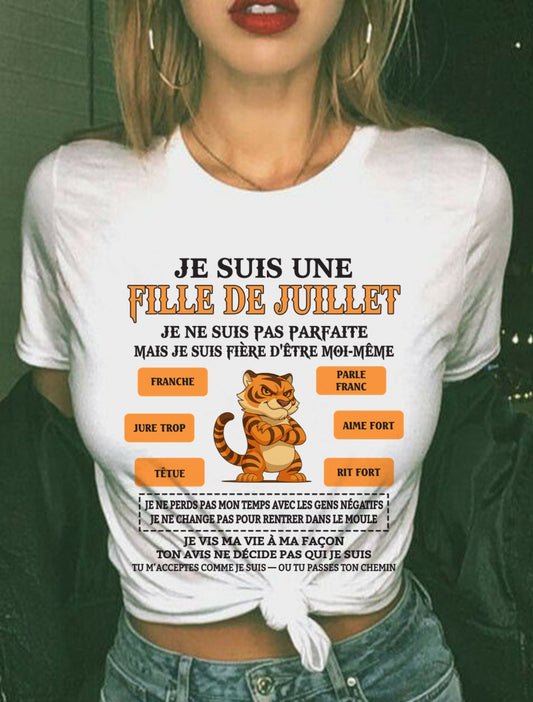 JE SUIS UNE FILLE DE JUILLET  - fma TLEE07 / fr07 (SKU26T-01240-07)