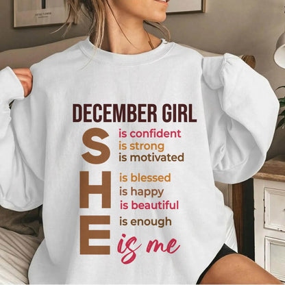 DECEMBER GIRL - SHE IS ME - FOR WOMEN - TLEE12 (SKU2607-164-12)