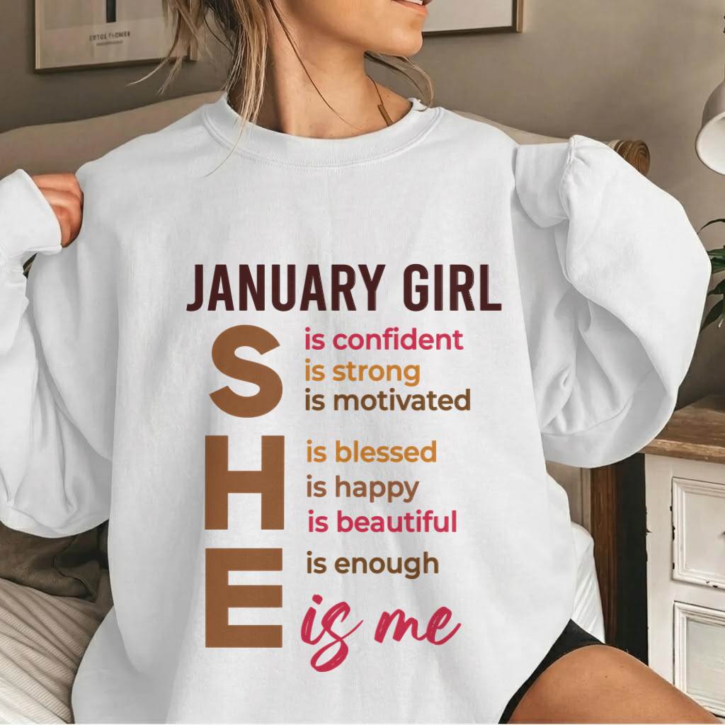 JANUARY GIRL - SHE IS ME - FOR WOMEN - TLEE01 (SKU2607-164-01)