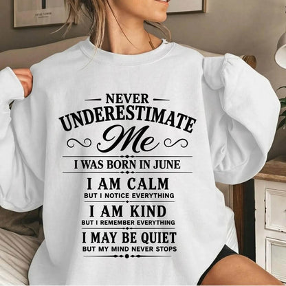 JUNE GIRL : CALM, KIND, UNFORGETTABLE - FOR WOMEN - TLEE06 (SKU2606-139-06)