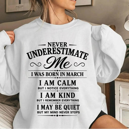 MARCH GIRL : CALM, KIND, UNFORGETTABLE - FOR WOMEN - TLEE03 (SKU2606-139-03)