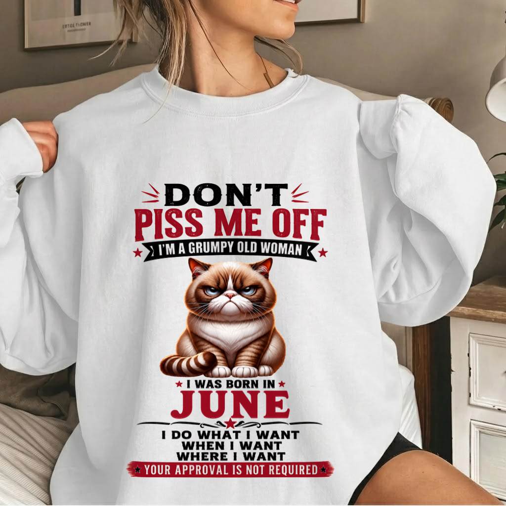 JUNE – ZERO PATIENCE FUNNY CAT - FOR WOMEN - TLEE06 (SKU2608-291-06)