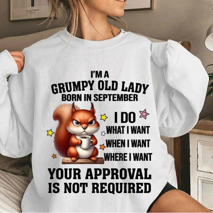 SEPTEMBER BORN WOMEN DON’T NEED APPROVAL TEE - FOR WOMEN - TLEE09 (SKU2605-211-09)