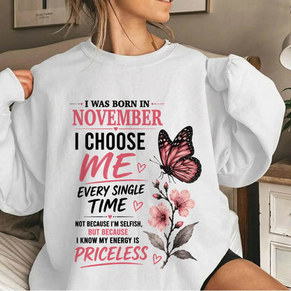 NOVEMBER QUEEN – I CHOOSE ME EVERY SINGLE TIME - FOR WOMEN - TLEE11 (SKU2606-02-11)