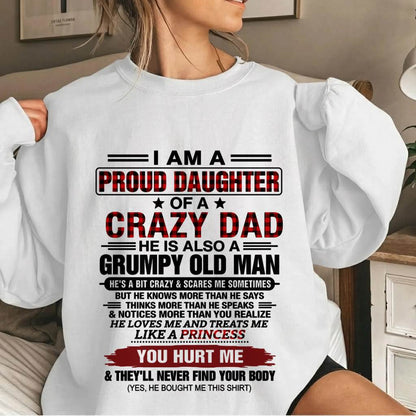 BEST DAD BEST DAUGHTER SHIRT - FROM DAD - TLEE00 (SKU2608-27-00)