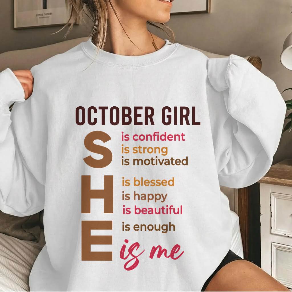 OCTOBER GIRL - SHE IS ME - FOR WOMEN - TLEE10 (SKU2607-164-10)