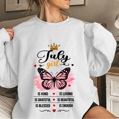 JULY GIRL BUTTERFLY SHIRT - FOR WOMEN - TLEE07 (SKU2608-593-07)
