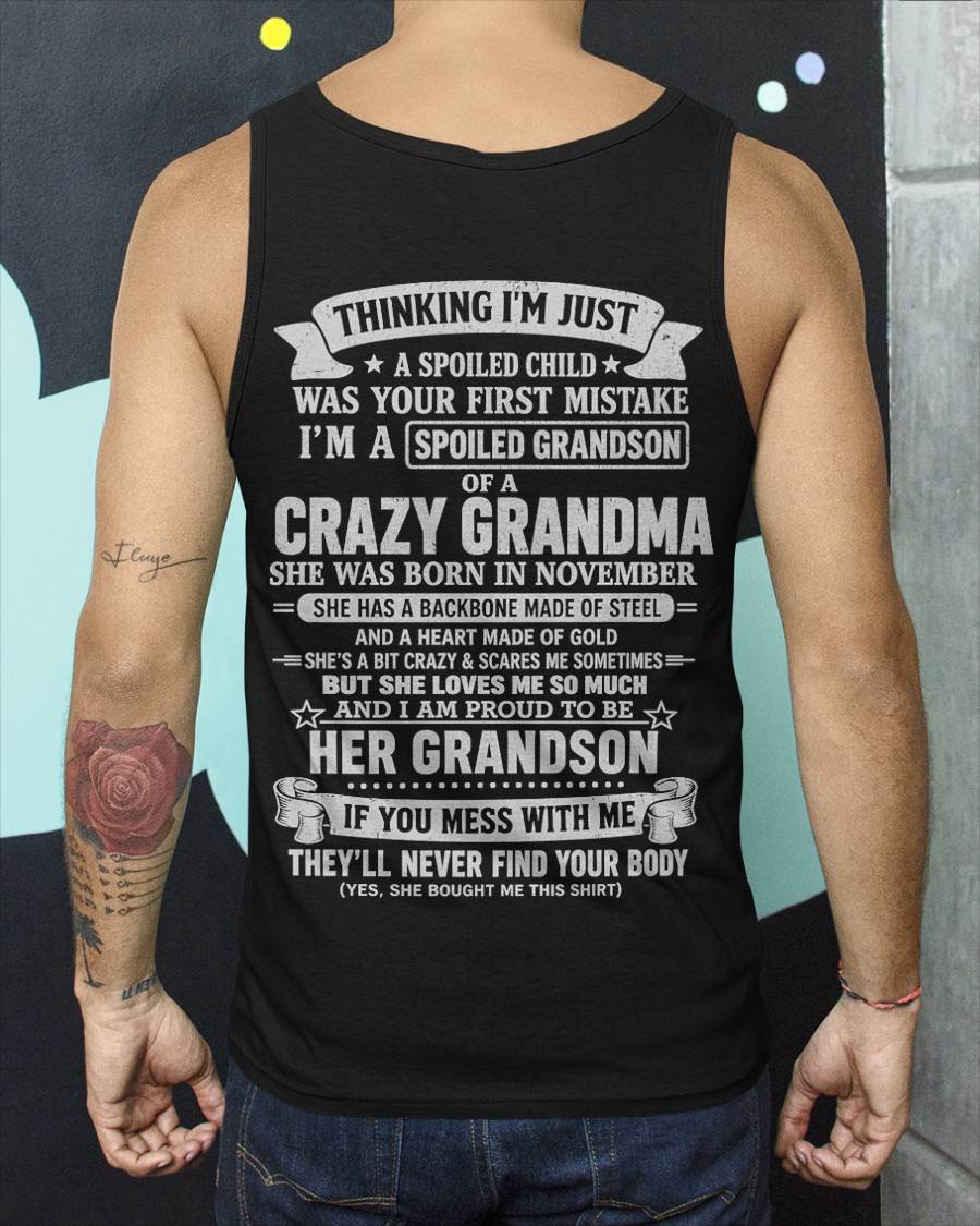 NOVEMBER - GRANDMA’S PROTECTION MODE: ON - FROM GRANDMA - TLEE11 (SKU2607-06-11)