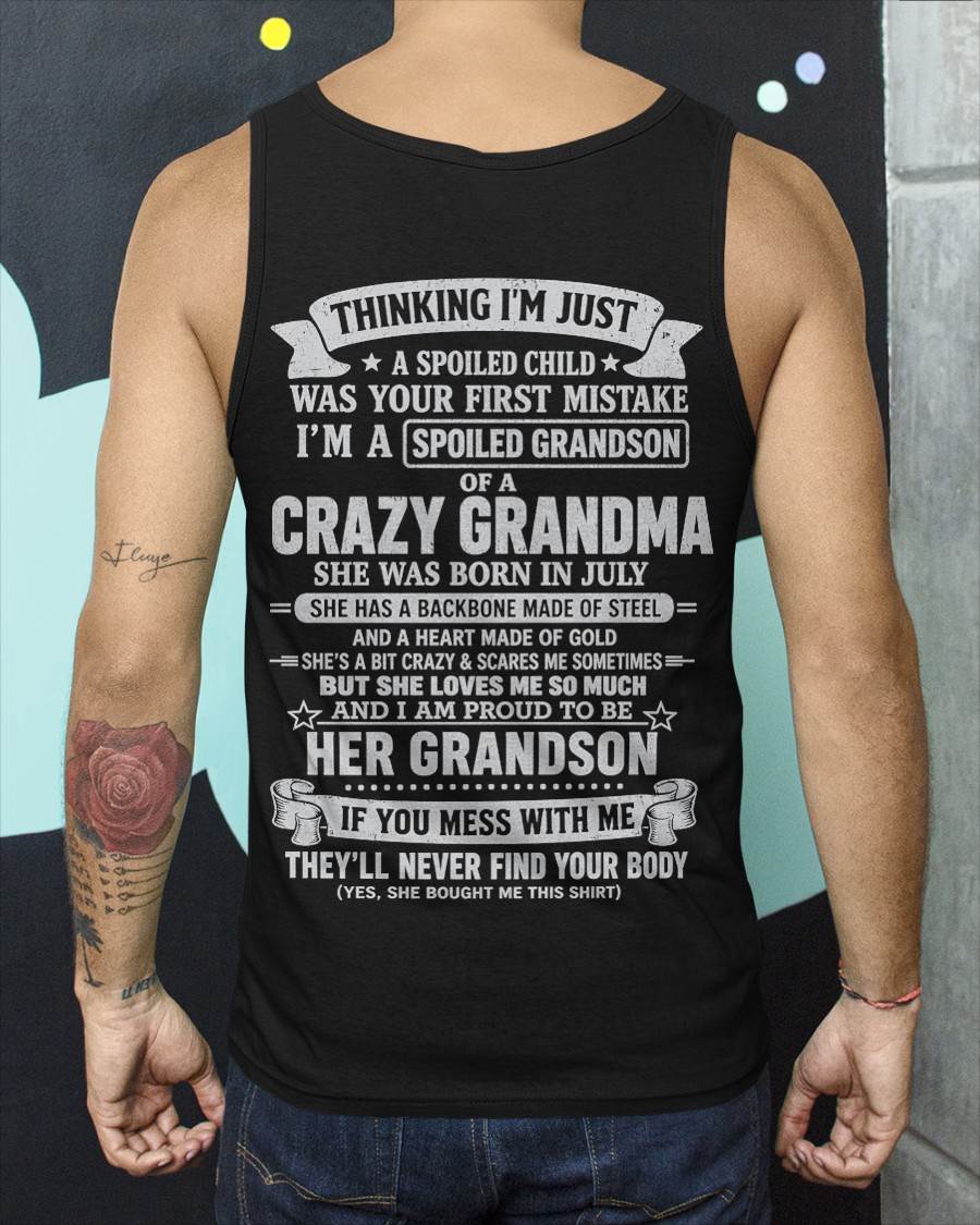 JULY - GRANDMA’S PROTECTION MODE: ON - FROM GRANDMA - TLEE07 (SKU2607-06-07)