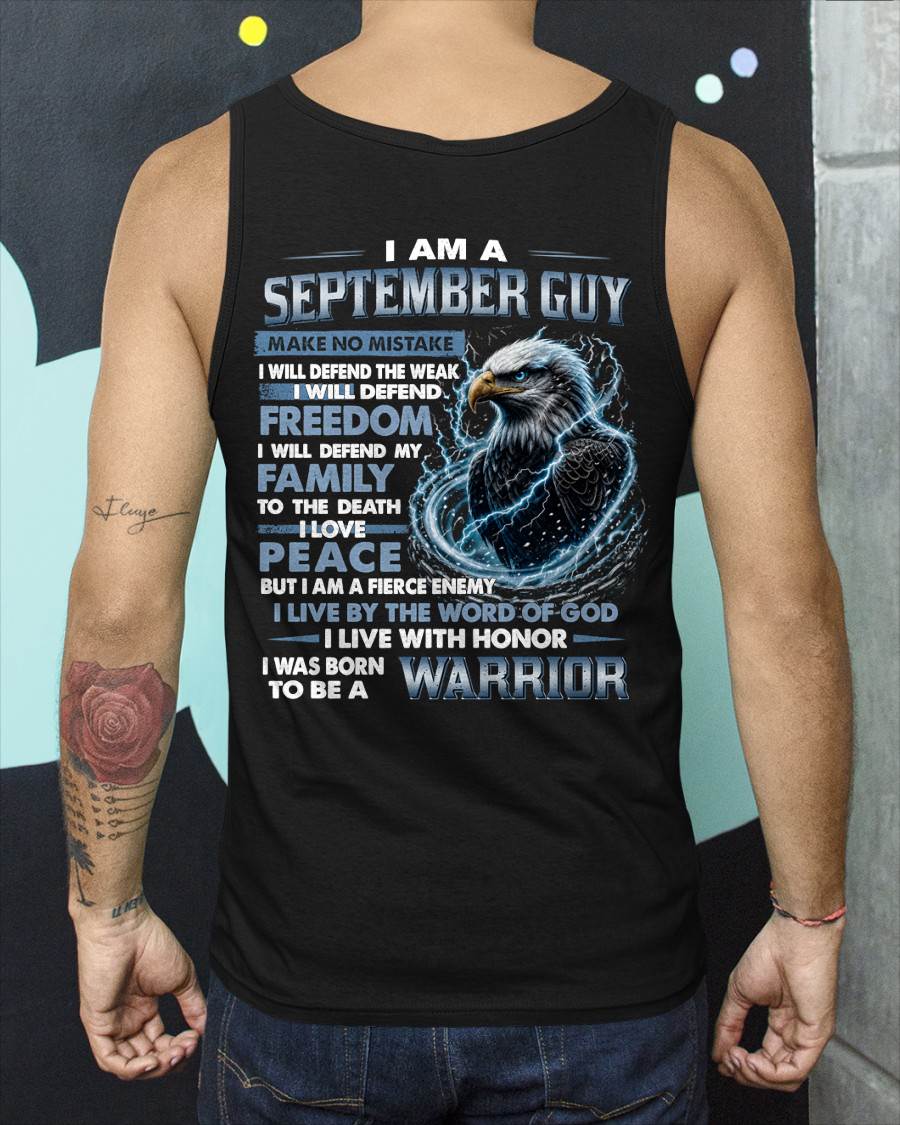 SEPTEMBER GUY – DEFENDER OF FREEDOM - FOR MAN - TLEE09 (SKU2607-272-09)