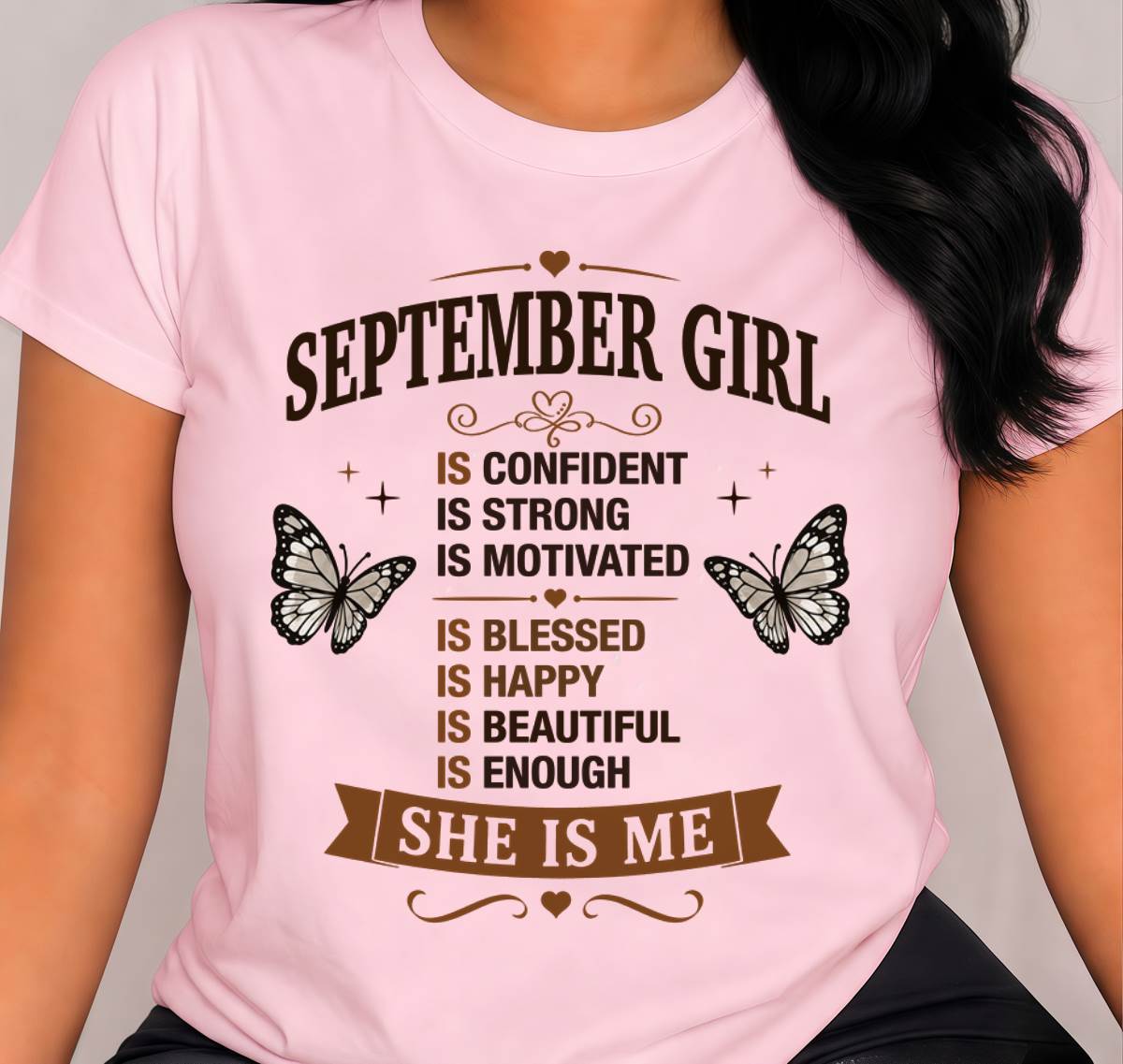 SEPTEMBER GIRL – FAITH, STRENGTH & BEAUTY - FOR WOMEN - TLEE09 (SKU2605-378-09)