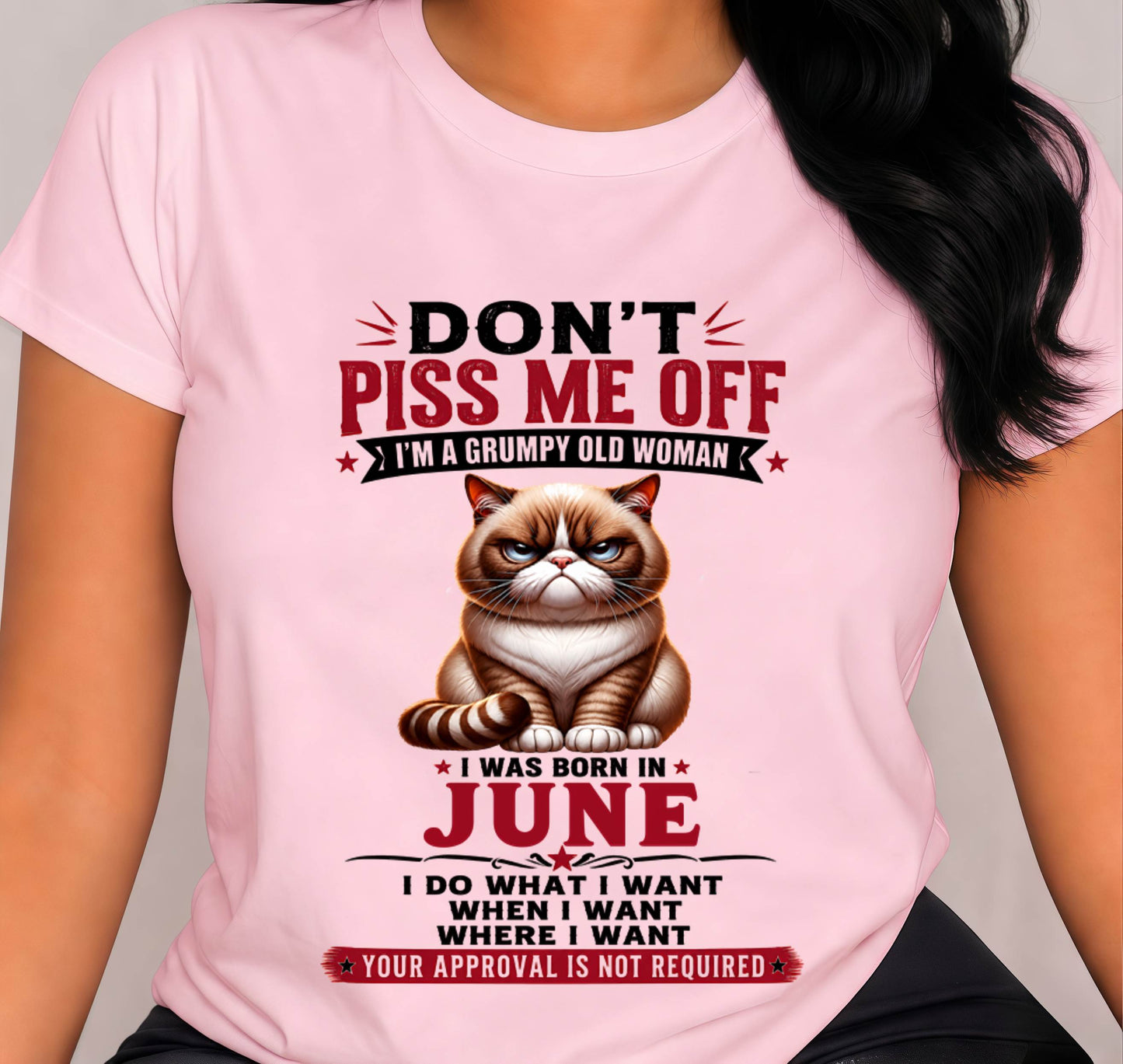 JUNE – ZERO PATIENCE FUNNY CAT - FOR WOMEN - TLEE06 (SKU2608-291-06)
