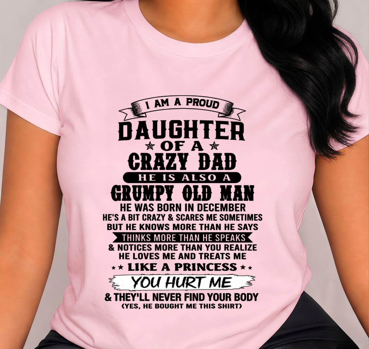DECEMBER - PROUD DAUGHTER OF DAD - FROM DAD - TLEE12 (SKU2606-209-12)