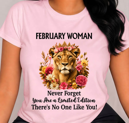 FEBRUARY WOMAN – PROUD TO BE DIFFERENT - FOR WOMEN - TLEE02 (SKU2607-74-02)