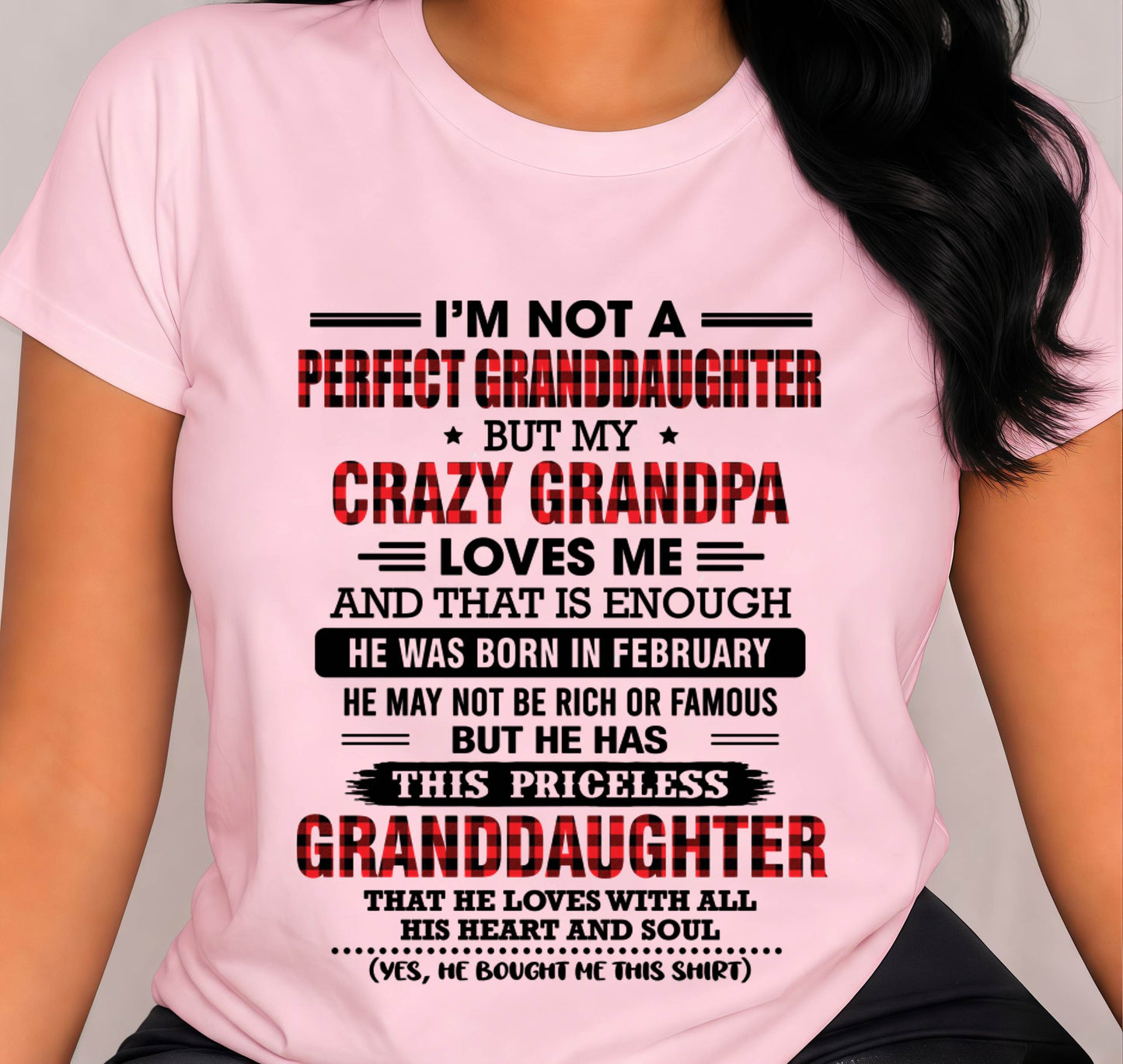 FEBRUARY - PRICELESS GRANDDAUGHTER - FROM GRANDPA - TLEE02 (SKU2608-446-02)