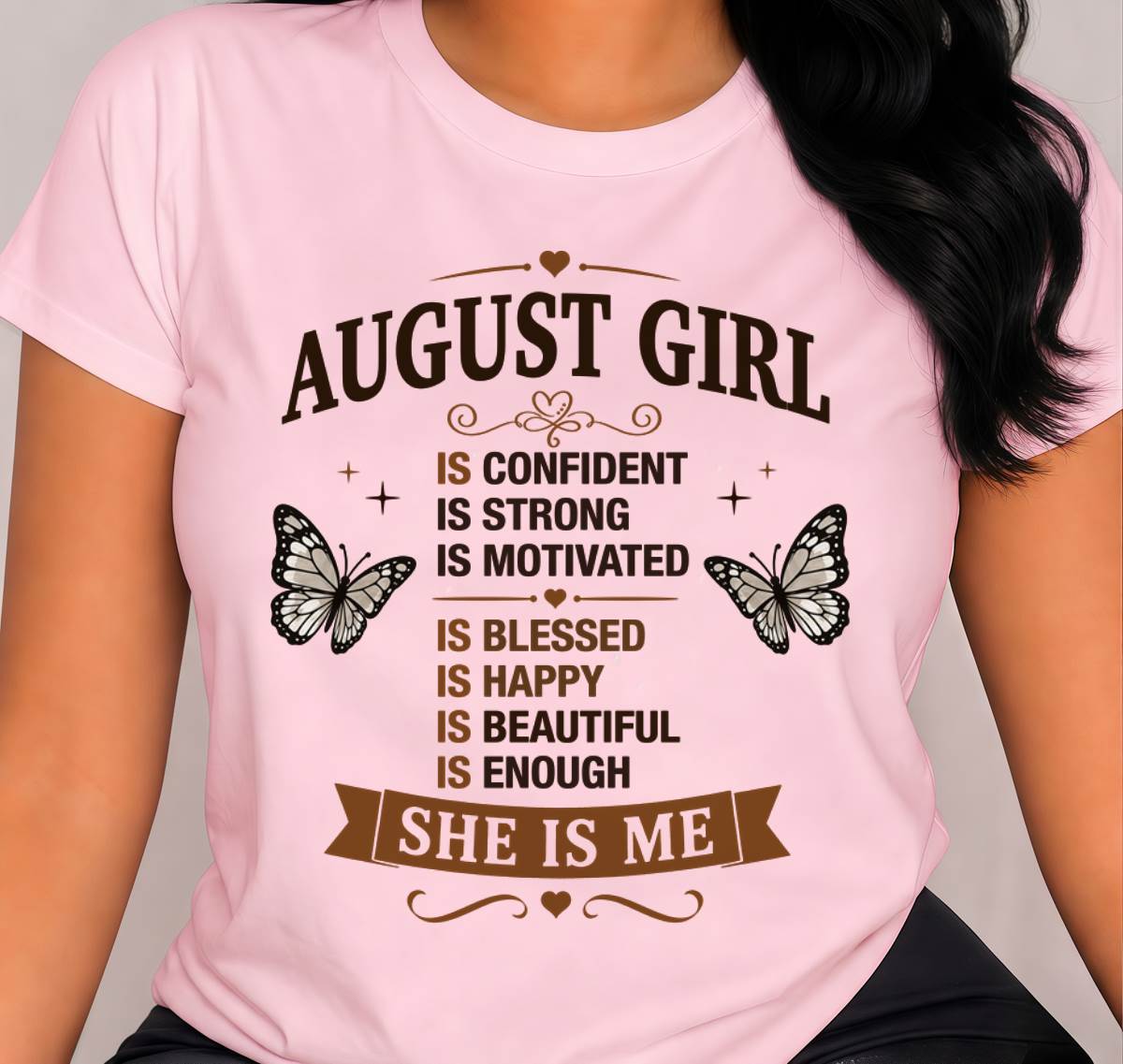 AUGUST GIRL – FAITH, STRENGTH & BEAUTY - FOR WOMEN - TLEE08 (SKU2605-378-08)