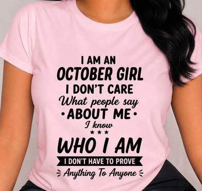 OCTOBER – I DON'T CARE WHAT PEOPLE SAY ABOUT ME - FOR WOMEN - TLEE10 (SKU2606-379-10)