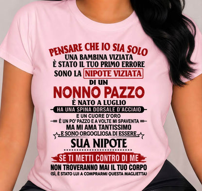 NONNO PAZZO NATO A LUGLIO - DAL NONNO - TLEE07 (SKU2605-333-07)