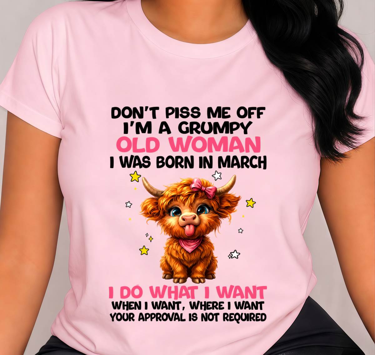 MARCH GRUMPY LADY SHIRT - FOR WOMEN - TLEE03 (SKU2607-215-03)