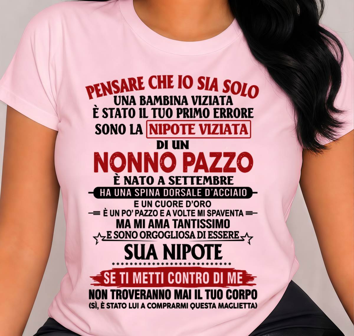 NONNO PAZZO NATO A SETTEMBRE - DAL NONNO - TLEE09 (SKU2605-333-09)