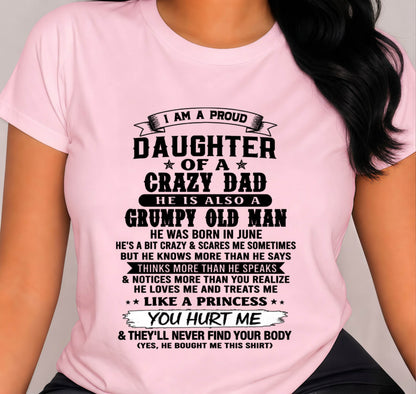 JUNE - PROUD DAUGHTER OF DAD - FROM DAD - TLEE06 (SKU2606-209-06)
