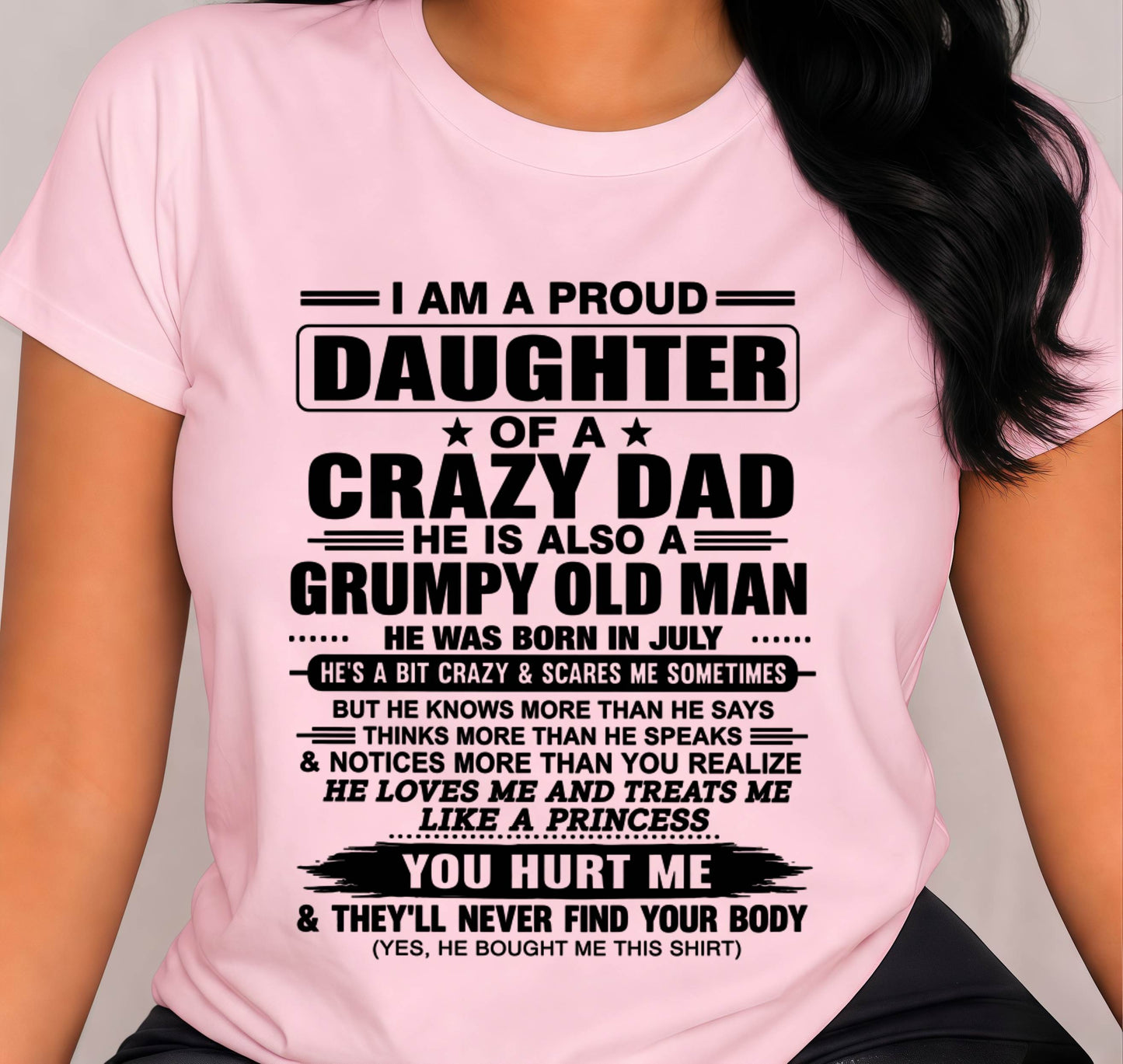 JULY DAD - GRUMPY OLD MAN, LOVING FATHER - FROM DAD - TLEE07 (SKU2606-302-07)
