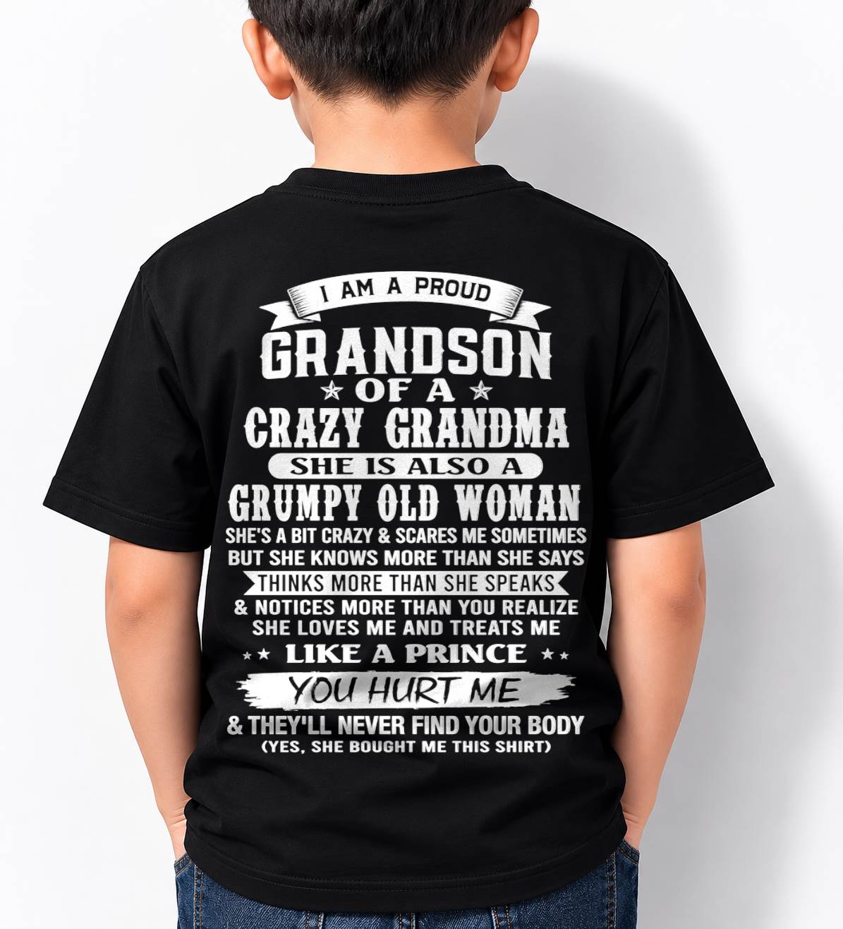 GRANDSON OF A CRAZY GRANDMA - FROM GRANDMA - TLEE00 (SKU2606-274-00)