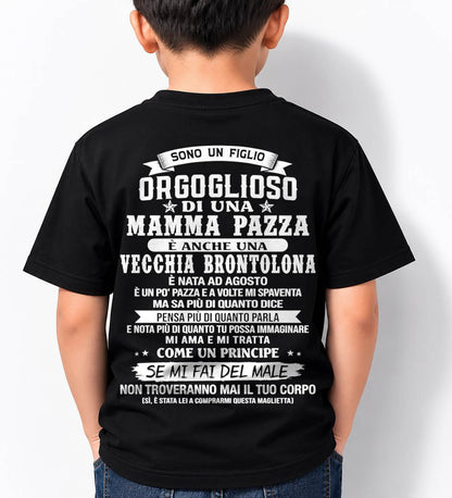 AGOSTO / FIGLIO DI UNA MAMMA PAZZA - REGALO DA MAMMA  - TLEE08 (SKU2606-204-08)