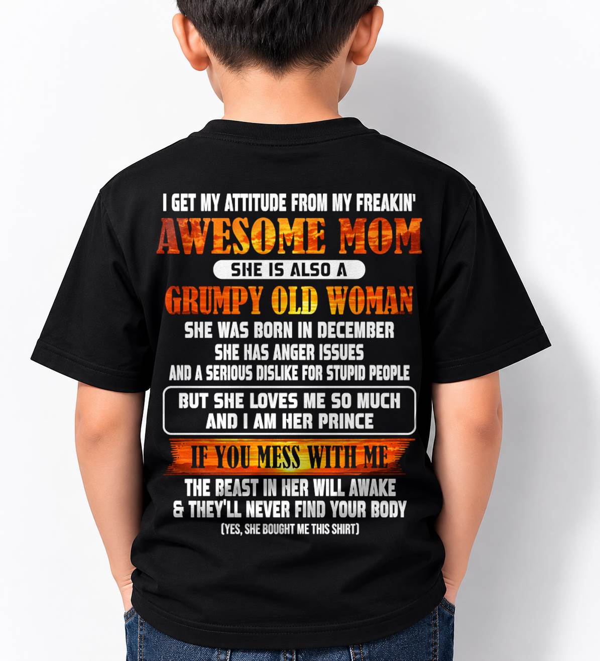 DECEMBER - MESS WITH ME, MEET MY AWESOME MOM - FROM MOM - TLEE12 (SKU2606-142-12)