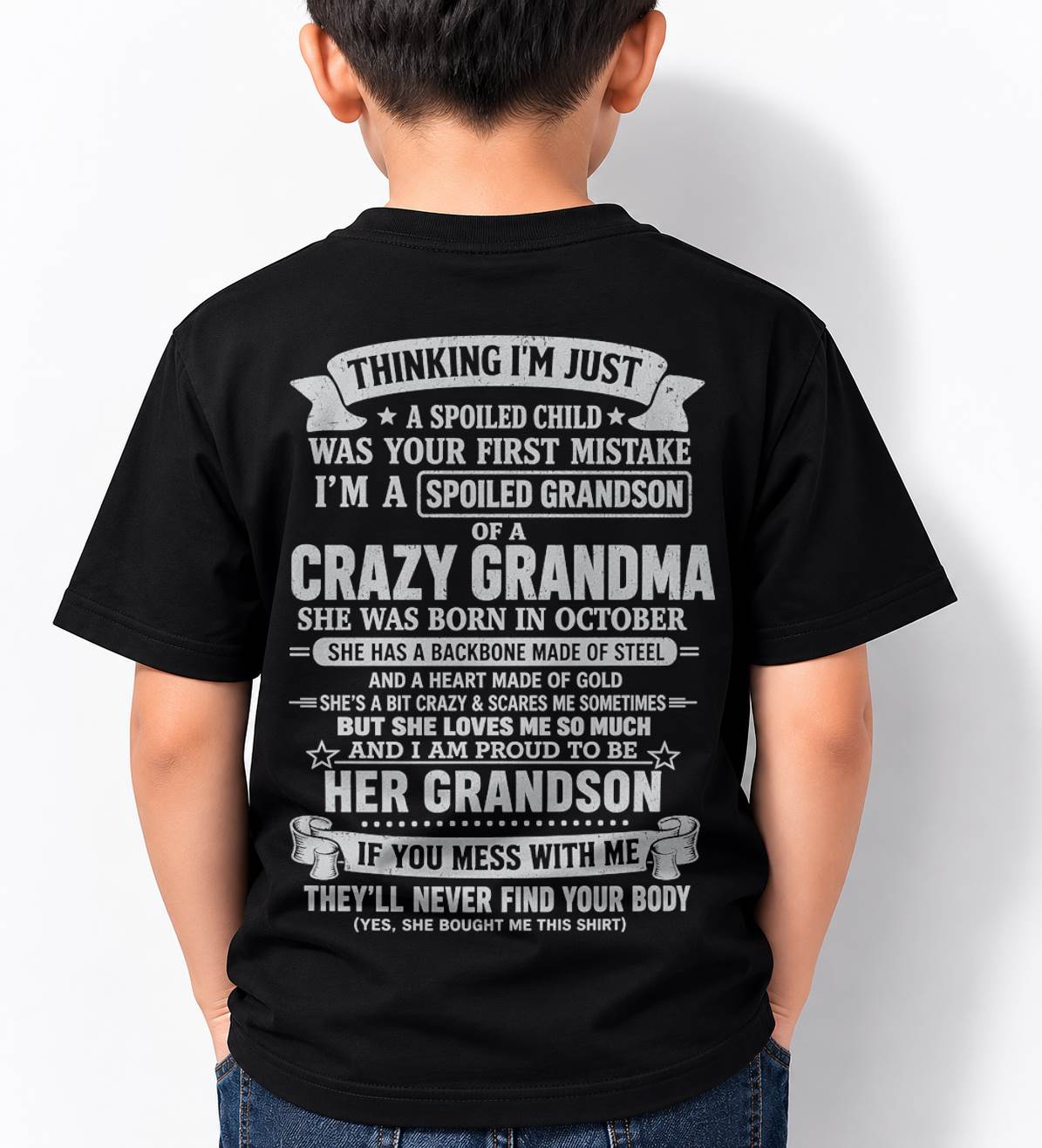 OCTOBER - GRANDMA’S PROTECTION MODE: ON - FROM GRANDMA - TLEE10 (SKU2607-06-10)