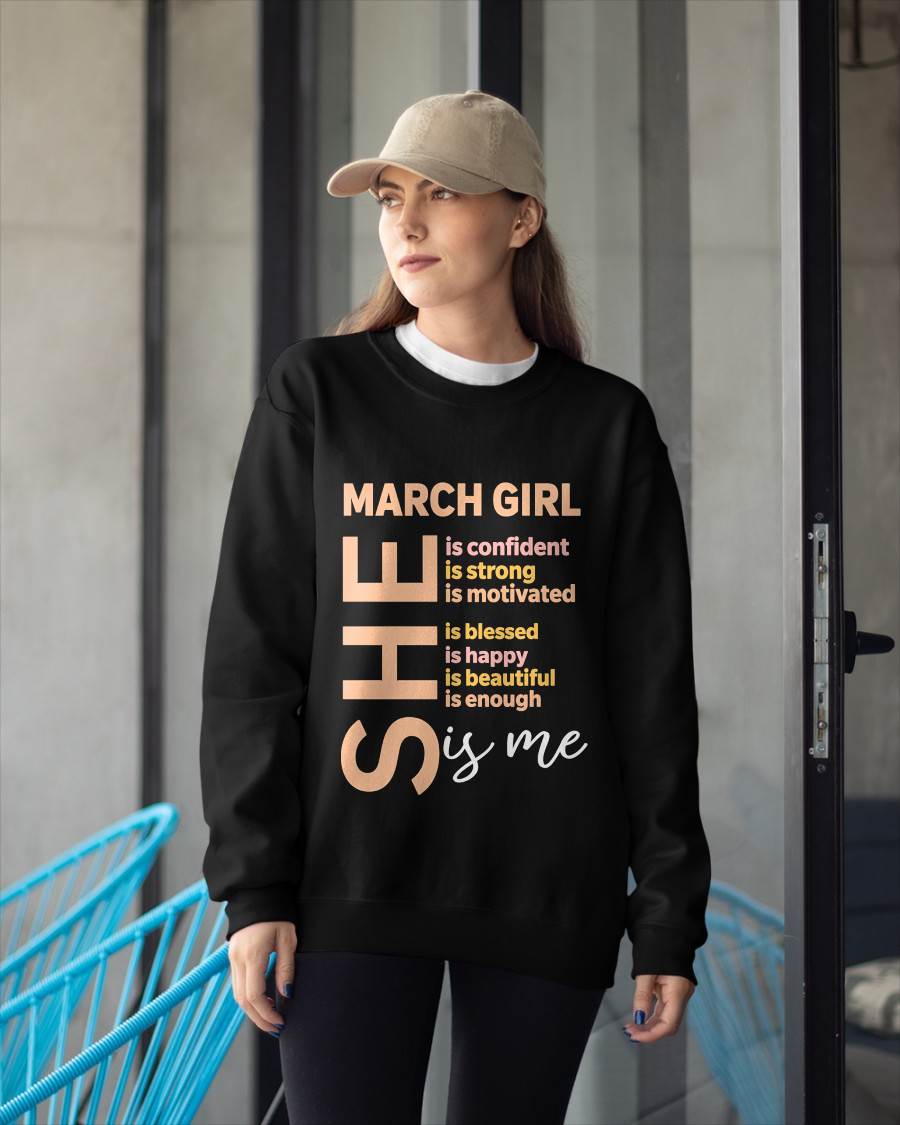 MARCH GIRL - SELF LOVE TYPOGRAPHY - FOR WOMEN - TLEE03 (SKU2606-255-03)