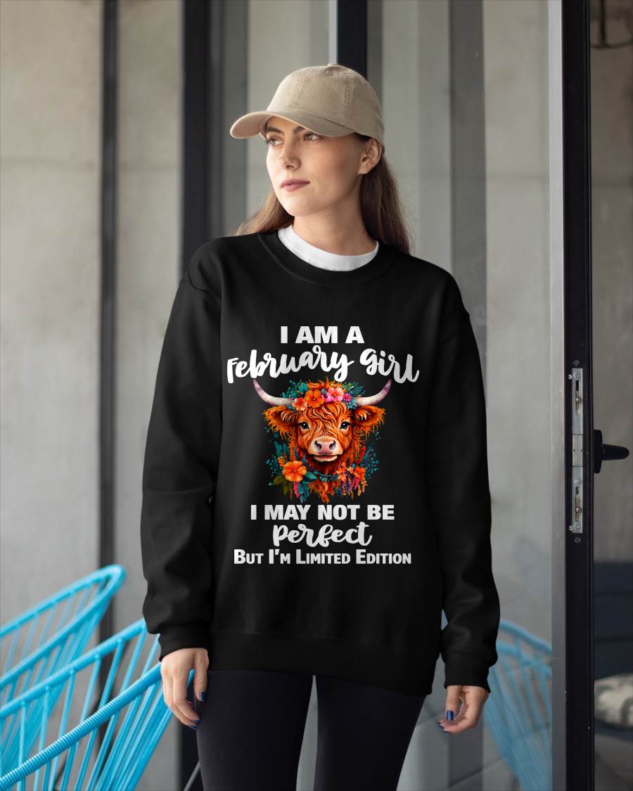 FEBRUARY GIRL ONE OF A KIND TEE - FOR WOMEN - TLEE02 (SKU2607-296-02)