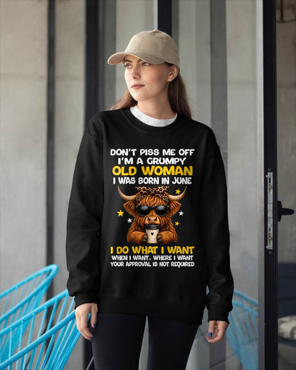 JUNE BORN WOMAN FUNNY SHIRT - FOR WOMEN - TLEE06 (SKU2607-217-06)