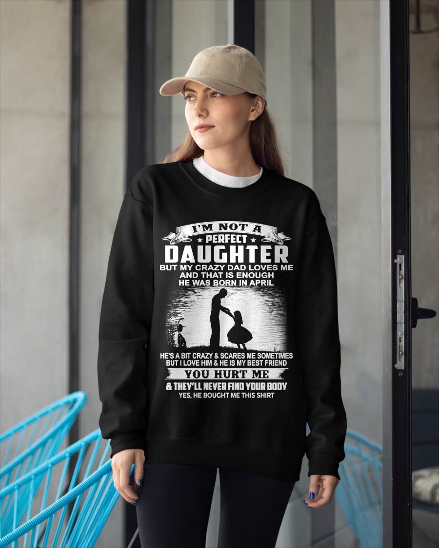 DAD BORN IN APRIL AND DAUGHTER BEST FRIENDS - FROM DAD - TLEE04 (SKU2605-166-04)