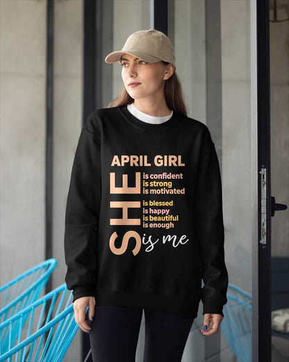 APRIL GIRL - SELF LOVE TYPOGRAPHY - FOR WOMEN - TLEE04 (SKU2606-255-04)