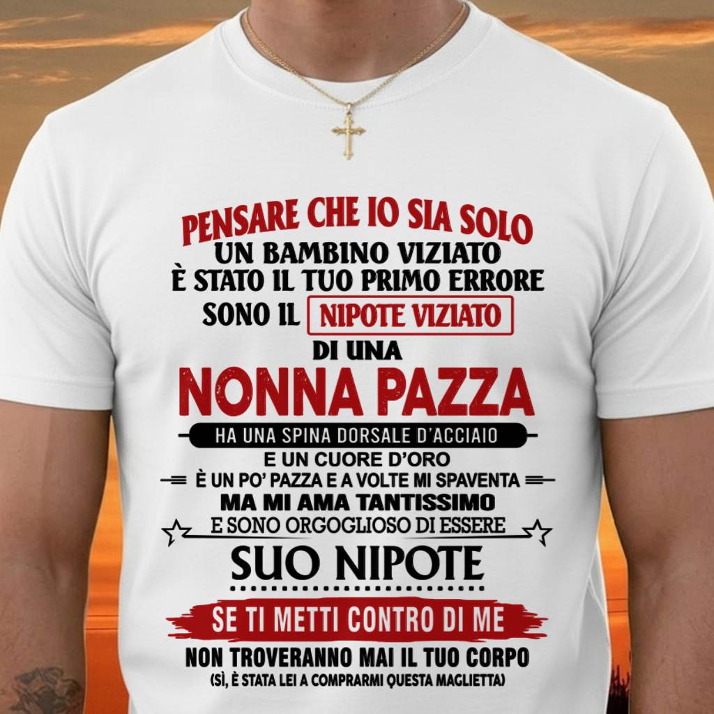 NONNA PAZZA – NIPOTE VIZIATO - DALLA NONNA - TLEE00 (SKU2605-334-00)