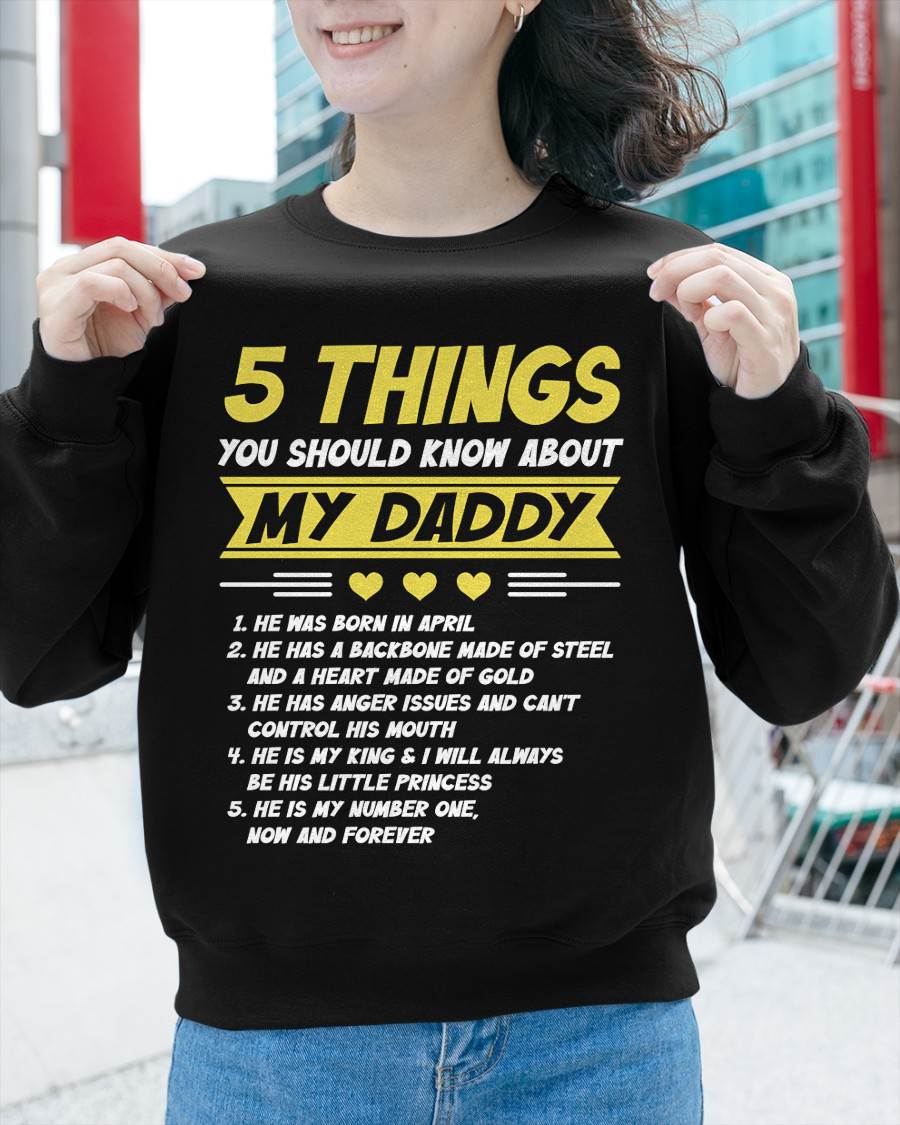 APRIL - 5 THINGS YOU SHOULD KNOW ABOUT MY DADDY - FROM DAD - TLEE04 (SKU2606-53-04)