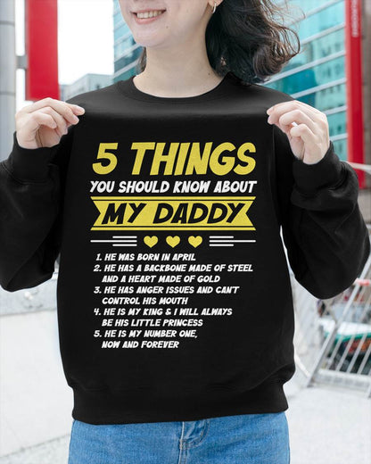 APRIL - 5 THINGS YOU SHOULD KNOW ABOUT MY DADDY - FROM DAD - TLEE04 (SKU2606-53-04)