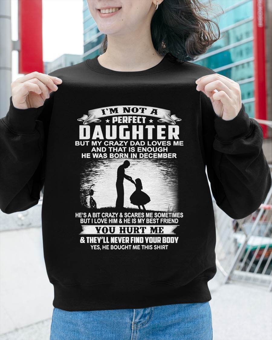 DAD BORN IN DECEMBER AND DAUGHTER BEST FRIENDS - FROM DAD - TLEE12 (SKU2605-166-12)